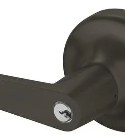 Yale® 440F Series Satin Bronze Classroom Function Exit Device Trim With Schlage C Keyway