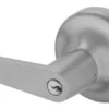 Yale® 440F Series Painted Aluminum Night Latch Function Lever Exit Device Trim With Schlage C Keyway