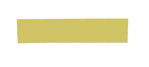 Schlage® 8" X 34" Bright Brass Kick Plate 1 Schlage® 8" X 34" Bright Brass Kick Plate