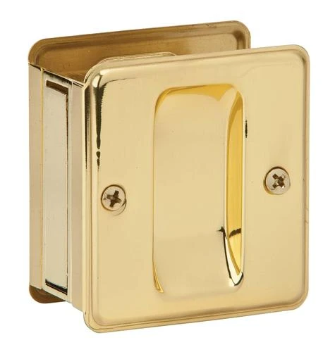 Schlage® Bright Brass Passage Sliding Door Lock 1 Schlage® Bright Brass Passage Sliding Door Lock
