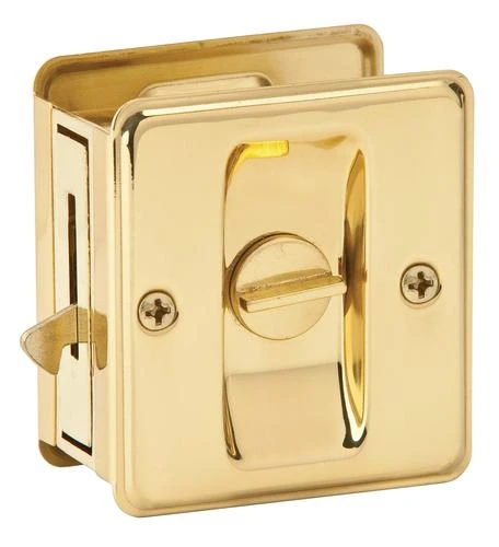 Schlage® Bright Brass Privacy Sliding Door Lock 1 Schlage® Bright Brass Privacy Sliding Door Lock