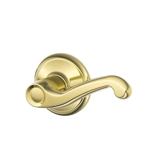 Schlage® Flair Bright Brass Hall & Closet Passage Door Lever 4 Schlage® Flair Bright Brass Hall & Closet Passage Door Lever - Image 4