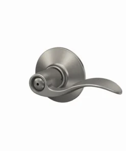 Schlage® Accent Satin Nickel Bed & Bath Privacy Door Lever -Doors, Windows & Millwork Sales 2213486 Schlage P RF
