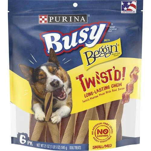 Purina® Busy® Beggin'® Twist'd Dog Treats - 21 Oz 1 Purina® Busy® Beggin'® Twist'd Dog Treats - 21 Oz