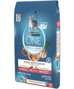 Purina ONE Purina® ONE Tender Selects Blend Salmon Dry Cat Food - 16 Lbs -Doors, Windows & Millwork Sales 2537107 P LF