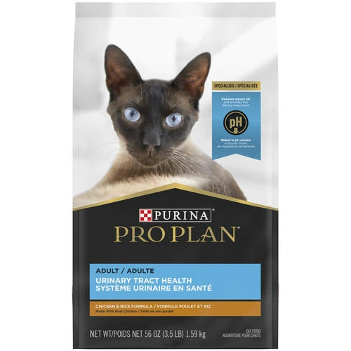 Purina Pro Plan Purina® Pro Plan® Adult Urinary Tract Health Chicken & Rice Dry Cat Food - 3.5 Lbs 1 Purina Pro Plan Purina® Pro Plan® Adult Urinary Tract Health Chicken & Rice Dry Cat Food - 3.5 Lbs
