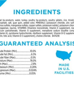 Purina Pro Plan Purina® Pro Plan® Focus Adult Urinary Tract Health Turkey & Giblets Wet Cat Food - 3 Oz -Doors, Windows & Millwork Sales 38100173379I