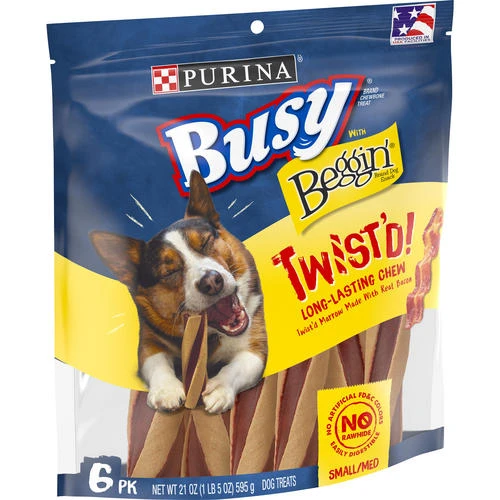 Purina® Busy® Beggin'® Twist'd Dog Treats - 21 Oz 3 Purina® Busy® Beggin'® Twist'd Dog Treats - 21 Oz - Image 3