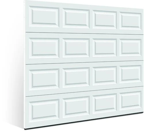 Ideal Door® Traditional 9' X 7' White Non-Insulated Garage Door 6 Ideal Door® Traditional 9' X 7' White Non-Insulated Garage Door - Image 6