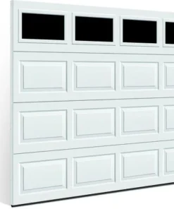 Ideal Door® Traditional 9' X 7' White Insulated Garage Door With Windows (R-Value 6.3) 11 Ideal Door® Traditional 9' X 7' White Insulated Garage Door With Windows (R-Value 6.3) -Doors, Windows & Millwork Sales 4254620 angle