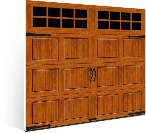 Ideal Door® Designer 9' X 7' Oak Medium Insulated Garage Door With Windows (R-Value 6.5) 6 Ideal Door® Designer 9' X 7' Oak Medium Insulated Garage Door With Windows (R-Value 6.5) - Image 6