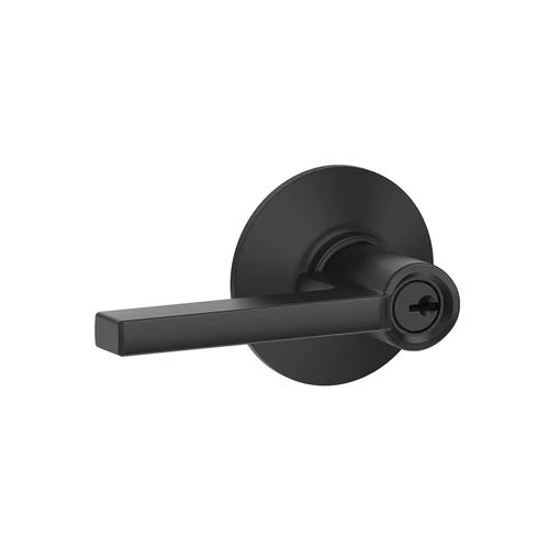 Schlage® Latitude Matte Black Entry Door Lever 1 Schlage® Latitude Matte Black Entry Door Lever