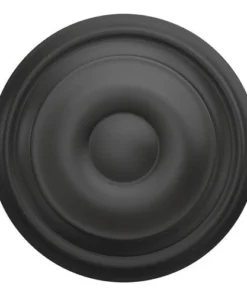 Schlage® Georgian Matte Black Non-Turning Dummy Door Knob -Doors, Windows & Millwork Sales 4404629 Ext FV