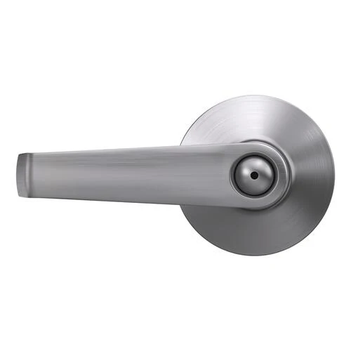 Schlage® Elan Satin Chrome Bed & Bath Privacy Door Lever 3 Schlage® Elan Satin Chrome Bed & Bath Privacy Door Lever - Image 3