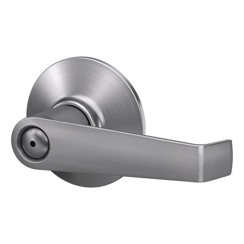 Schlage® Elan Satin Chrome Bed & Bath Privacy Door Lever 2 Schlage® Elan Satin Chrome Bed & Bath Privacy Door Lever - Image 2