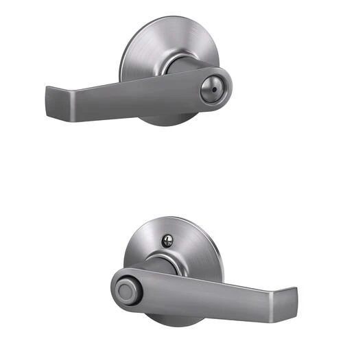 Schlage® Elan Satin Chrome Bed & Bath Privacy Door Lever 5 Schlage® Elan Satin Chrome Bed & Bath Privacy Door Lever - Image 5
