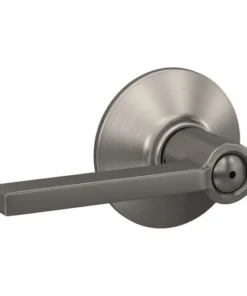 Schlage® Latitude Satin Nickel Bed & Bath Privacy Door Lever