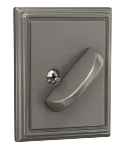 Schlage® Satin Nickel Single Cylinder Entry Door Deadbolt With Addison Trim -Doors, Windows & Millwork Sales 4404650 Int LS