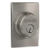 Schlage® Satin Nickel Single Cylinder Entry Door Deadbolt With Century Trim