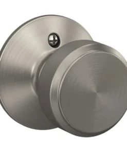 Schlage® Bowery Satin Nickel Non-Turning Dummy Door Knob