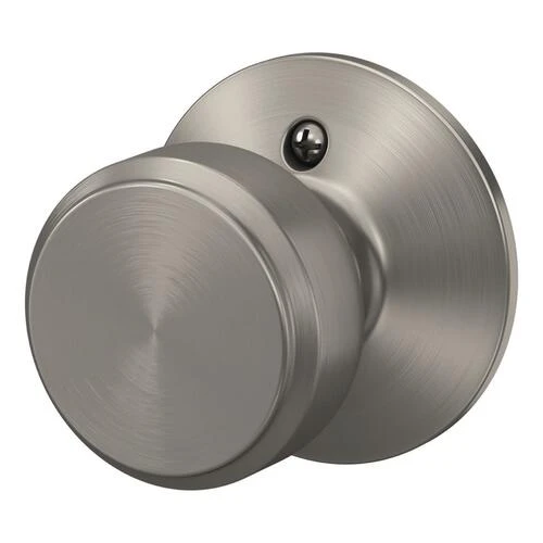 Schlage® Bowery Satin Nickel Non-Turning Dummy Door Knob 2 Schlage® Bowery Satin Nickel Non-Turning Dummy Door Knob - Image 2