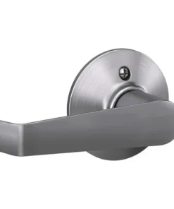 Schlage® Elan Satin Chrome Hall & Closet Passage Door Lever -Doors, Windows & Millwork Sales 4404668 Int LS