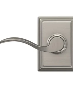 Schlage® Accent Satin Nickel Hall & Closet Passage Door Lever With Addison Trim -Doors, Windows & Millwork Sales 4404674 Ext FV
