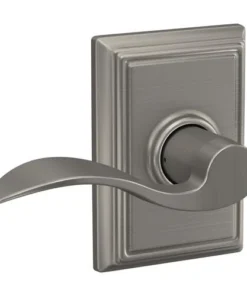 Schlage® Accent Satin Nickel Hall & Closet Passage Door Lever With Addison Trim