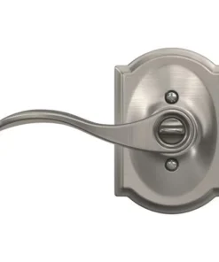 Schlage® Accent Satin Nickel Entry Door Lever With Camelot Trim 9 Schlage® Accent Satin Nickel Entry Door Lever With Camelot Trim -Doors, Windows & Millwork Sales 4404678 Int FV Reload