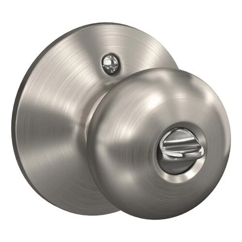 Schlage® Plymouth Satin Nickel Entry Door Knob 4 Schlage® Plymouth Satin Nickel Entry Door Knob - Image 4