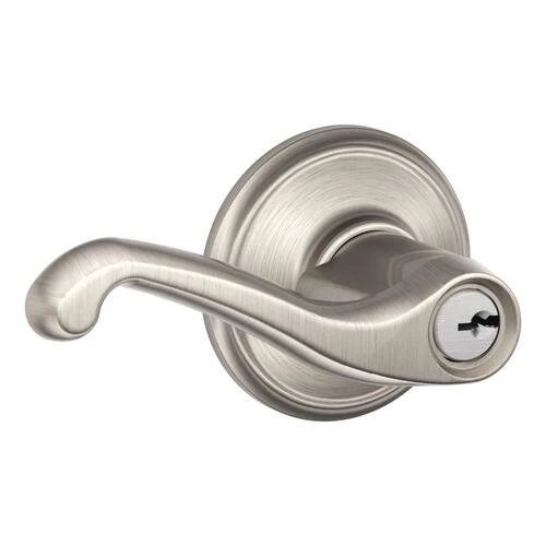Schlage® Flair Satin Nickel Entry Door Lever 1 Schlage® Flair Satin Nickel Entry Door Lever