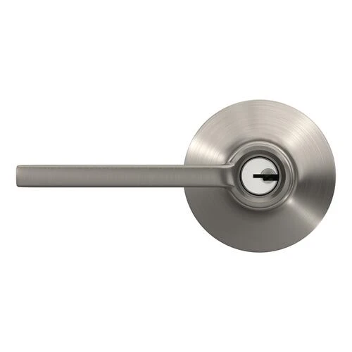 Schlage® Latitude Satin Nickel Entry Door Lever 3 Schlage® Latitude Satin Nickel Entry Door Lever - Image 3
