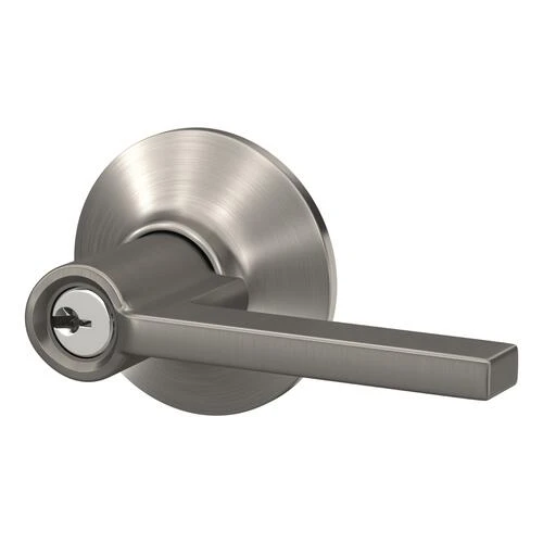 Schlage® Latitude Satin Nickel Entry Door Lever 2 Schlage® Latitude Satin Nickel Entry Door Lever - Image 2