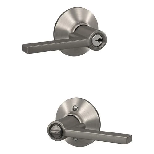 Schlage® Latitude Satin Nickel Entry Door Lever 5 Schlage® Latitude Satin Nickel Entry Door Lever - Image 5