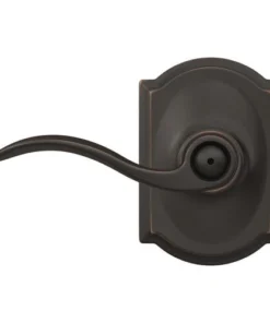 Schlage® Accent Aged Bronze Bed & Bath Privacy Door Lever With Camelot Trim -Doors, Windows & Millwork Sales 4404688 Ext FV