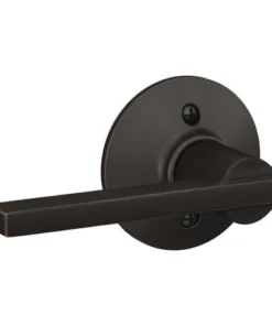 Schlage® Latitude Aged Bronze Non-Turning Dummy Door Lever