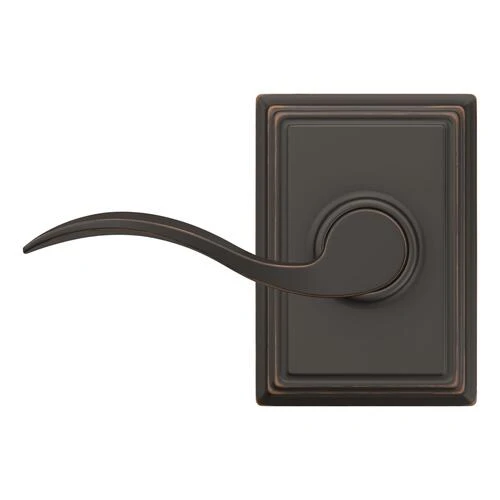 Schlage® Accent Aged Bronze Hall & Closet Passage Door Lever With Addison Trim 3 Schlage® Accent Aged Bronze Hall & Closet Passage Door Lever With Addison Trim - Image 3