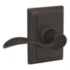Schlage® Accent Aged Bronze Hall & Closet Passage Door Lever With Addison Trim
