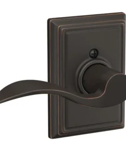 Schlage® Accent Aged Bronze Hall & Closet Passage Door Lever With Addison Trim 9 Schlage® Accent Aged Bronze Hall & Closet Passage Door Lever With Addison Trim -Doors, Windows & Millwork Sales 4404699 Int LS