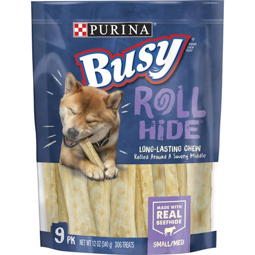 Purina® Busy® Rollhide® Dog Treats 12 Oz 1 Purina® Busy® Rollhide® Dog Treats 12 Oz