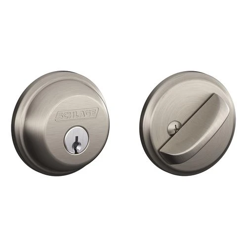 Schlage® Satin Nickel Single Cylinder Door Deadbolt 1 Schlage® Satin Nickel Single Cylinder Door Deadbolt