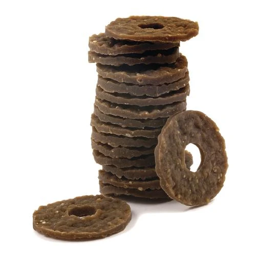 PetSafe® Busy Buddy® Size A Natural Rawhide Dog Toy Treat Rings - 16 Count 2 PetSafe® Busy Buddy® Size A Natural Rawhide Dog Toy Treat Rings - 16 Count - Image 2