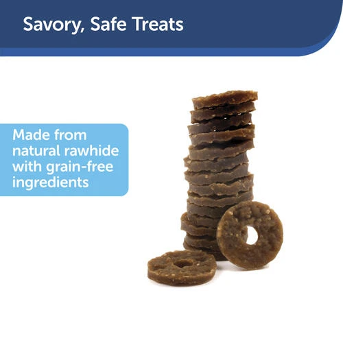 PetSafe® Busy Buddy® Size A Natural Rawhide Dog Toy Treat Rings - 16 Count 3 PetSafe® Busy Buddy® Size A Natural Rawhide Dog Toy Treat Rings - 16 Count - Image 3