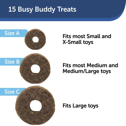 PetSafe® Busy Buddy® Size A Natural Rawhide Dog Toy Treat Rings - 16 Count 5 PetSafe® Busy Buddy® Size A Natural Rawhide Dog Toy Treat Rings - 16 Count - Image 5