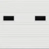 Ideal Door® Commercial 9' X 8' White Insulated Garage Door With Windows (R-Value 18.4)