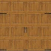 Ideal Door® Designer 8' X 7' Oak Medium Insulated Garage Door (R-Value 9)