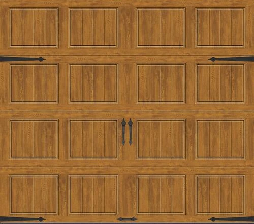 Ideal Door® Designer 8' X 7' Oak Medium Insulated Garage Door (R-Value 9) 1 Ideal Door® Designer 8' X 7' Oak Medium Insulated Garage Door (R-Value 9)