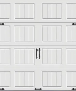 Ideal Door® Designer 8' X 7' White Insulated Garage Door (R-Value 6.5)