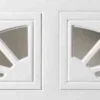 Ideal Door® Overhead Garage Door White Design Insert Sherwood Short Panel