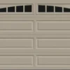 Ideal Door® Traditional 8' X 7' Sandtone Insulated Garage Door With Windows (R-Value 6.5)